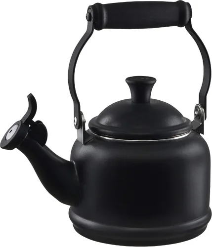 Vista 6 de Le Creuset - Tetera de acero esmaltado de media litro, 1.25 cuartos de galón, Marsella
