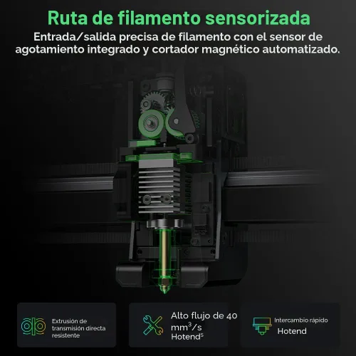 Vista 2 de Impresora 3D combinada oficial Creality K2 Impresoras 3D multicolor con CFS