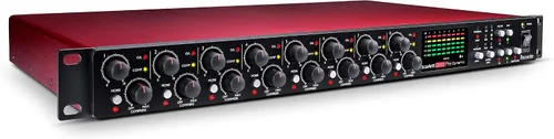 Vista 8 de Focusrite Clarett+ OctoPre Preamplificador de micrófono ADAT de 8 entradas
