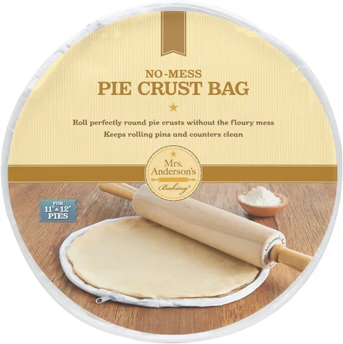 Vista 11 de Mrs. Anderson's Baking Easy No-Mess - Bolsa para hacer corteza para tartas, sin BPA, 11 pulgadas, juego de 2