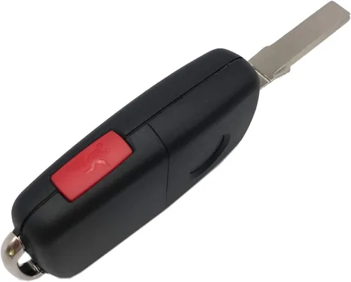 Vista 3 de Carcasa Plegable Abatible para Llavero de Coche Compatible con VW Volkswagen GTI Jetta Eos Golf Repuesto de Entrada sin Llave Control Remoto