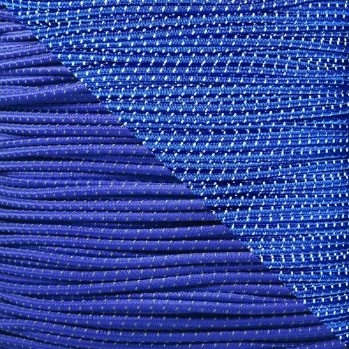 Vista 10 de Cordón elástico reflectante de 1/8 pulgadas de diámetro, fabricado en los Estados Unidos naranja neón (REFLECTIVE NEON ORANGE)