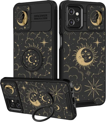 Vista 17 de Funermei Funda para Moto G Stylus 5G 2022, funda para teléfono con diseño de calavera de esqueleto para mujeres y niñas, diseño gótico, Como
