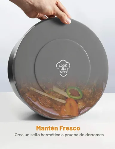 Vista 4 de SiCheer Tapa interior de silicona compatible con Ninja Foodi de 6.5 y 8