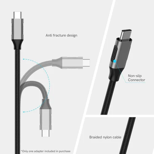 Vista 6 de Tek Styz - Adaptador USB-C USB 3.0 compatible con Google Pixel 4a 5G OTG tipo C/PD macho USB 3.0 hembra. (5 Gbps)