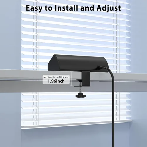 Vista 7 de Regleta de Alimentación con Abrazadera para Escritorio de 65W Estación de Carga Rápida, 4 PD USB-C, 5 Tomacorrientes, Protector contra