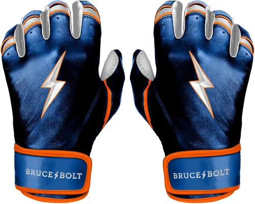 Vista 12 de BRUCE BOLT Signature Series - Guantes de bateo con puño corto, colección Signature Player, tallas para adultos y jóvenes