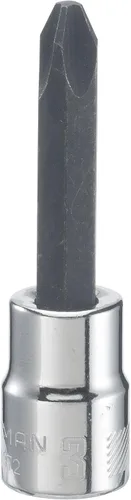 Vista 3 de CRAFTSMAN Phillips 1 Bit Standard (SAE) - Enchufe para controlador, unidad de 3/8 pulgadas (CMMT44369)