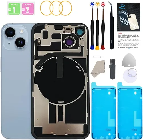 Vista 15 de Reemplazo de cristal trasero para iPhone 15Pro Max con herramientas Repir Big Hole OEM Rear Cover Glass Pre-Installed Internal Parts Easier