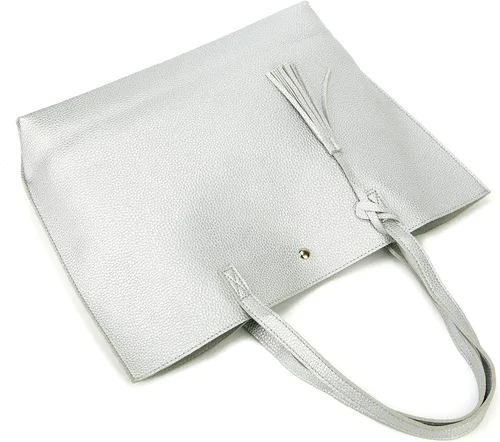 Vista 2 de Nodykka - Bolso con asas para hombro para mujer, de cuero sintético, con borla