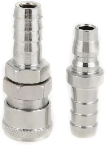 Vista 8 de 8PCS 1/2" manguera neumática compresor de aire acoplador rápido enchufe enchufe enchufe conjunto herramienta neumática ampliamente utilizada