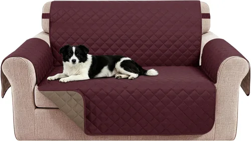 Vista 61 de Fundas para Silla Reclinable Reversibles Funda de Sofá para Mascotas Protector de Muebles Lazy Boy (Silla 23'', Beige/Beige)