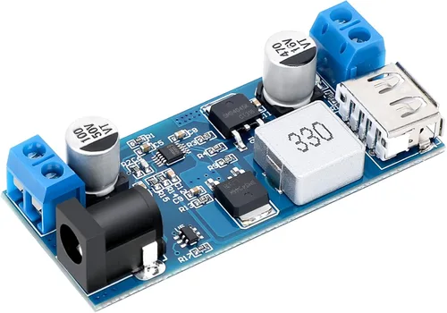 Vista 8 de DROK Convertidor Buck 12V a 5V, 5A USB Regulador de Voltaje DC 9V-36V Paso Abajo a DC 5V-5.3V 5.2V 3.5-6A Transformador de Voltaje Módulo de Fuente