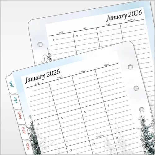 Vista 7 de FranklinCovey - Recambio para planificador de temporadas, dos páginas por día encuadernadas en anillo (compacto, enero de 2026 a diciembre de 2026)