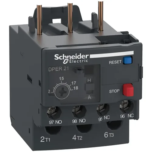 Vista 19 de Schneider Electric DPER32 Easy TeSys Relé de sobrecarga térmica con reinicio manual/automático, terminales de abrazadera de tornillo Se utiliza