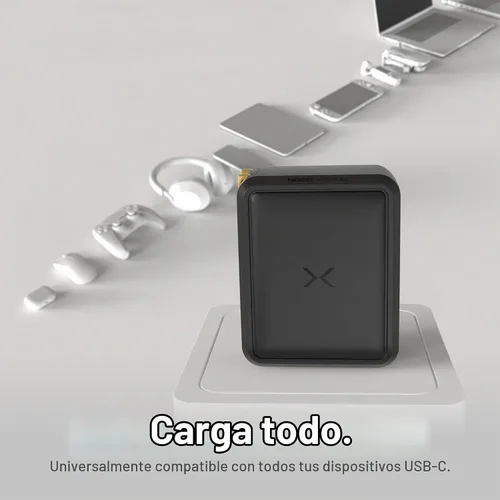 Vista 7 de NOCO XGrid X140: Cargador USB-C de 140W – Adaptador de corriente GaN de doble puerto con PD 3.1, QC 5.0 y PPS – Carga rápida con distribución