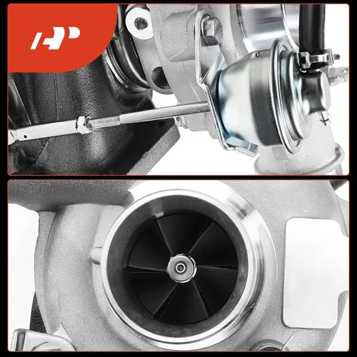 Vista 8 de A-Premium K0422-582 Kit completo de turbocompresor Turbo, con actuador de Wastegate y junta, compatible con Mazda 3 2007-2013, 6 2006-2007, CX-7