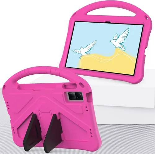 Vista 9 de Funda para tableta para Xiaomi Redmi Pad 2022 de 10.61 pulgadas para niños, duradera y ligera, EVA, a prueba de golpes, funda de soporte con mango