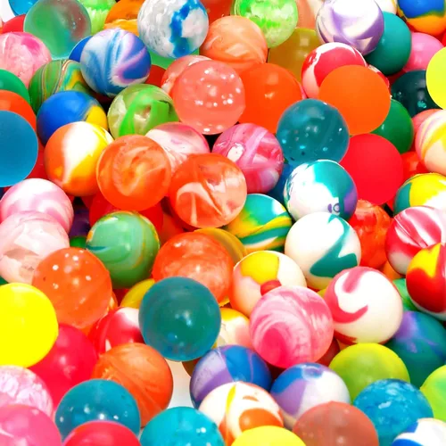 Vista 8 de Pllieay 200 piezas de pelotas rebotadoras, bolas hinchables de 32 mm para regalos de fiesta para niños, pelotas rebotadoras a granel para regalos