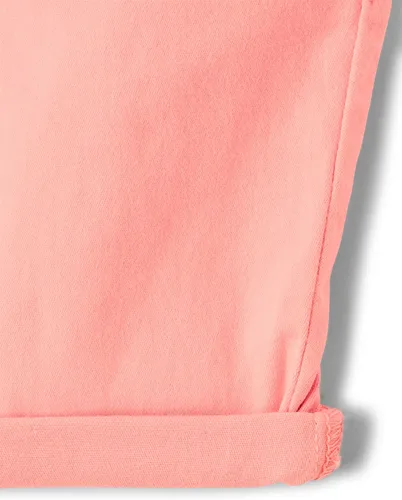 Vista 3 de The Children's Place Roll Cuff Twill Skimmer Shorts