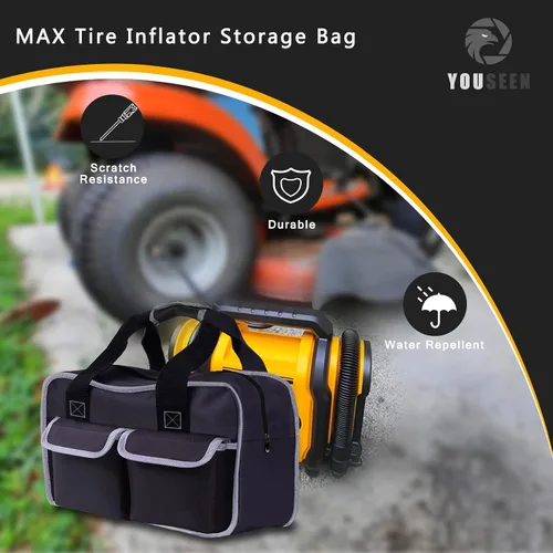Vista 2 de Bolsa de almacenamiento del compresor de aire, inflador de neumáticos de coche para DEWALT DCC020IB 20V Max