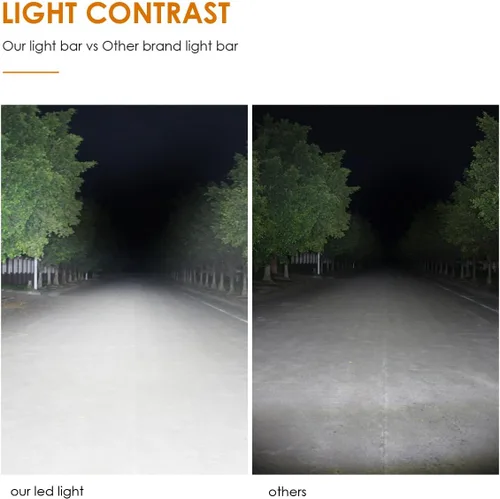 Vista 7 de Auxbeam® Luz LED IP67 Waterproof, Night Driving, Easy to Install, Backup Light for trucks 4x4 Military Mining Boating Farming, Heavy Equipment