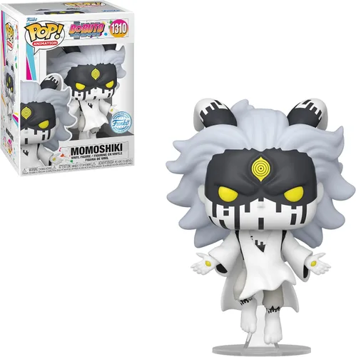 Vista 3 de Funko Pop! Animación: Boruto Next Generations - Momoshiki Edición Especial Figura de Vinilo Exclusivo Blanco #1310