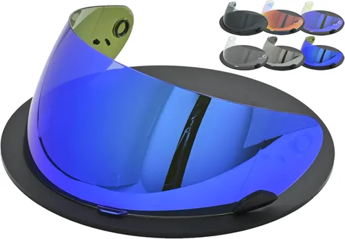 Vista 10 de Visor de Repuesto para Casco de Moto, Protector de Visera para Casco Star RS-1 Vortex Qualifier Revolver, Accesorios Universales
