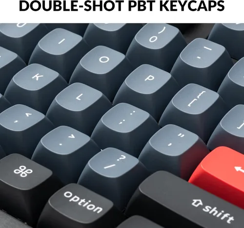 Vista 4 de Keychron Teclado mecánico personalizado V6, macro programable QMKVIA de tamaño completo con teclado intercambiable en caliente K Pro interruptor