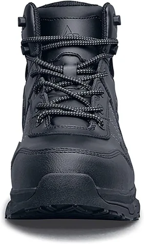 Vista 4 de Shoes for Crews Piston Mid Aluminum Toe - Zapato de trabajo unisex, color negro