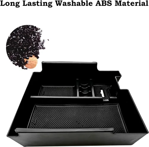 Vista 4 de Organizador de Consola Central Caja de Almacenamiento Interior compatible con Ford Explorer 2019 2018 2017 2016 2015 2014 2013 2012 Accesorios