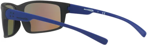 Vista 5 de ARNETTE Gafas de sol rectangulares 4242 para hombre, Fastball 2.0 Negro Mate Verde