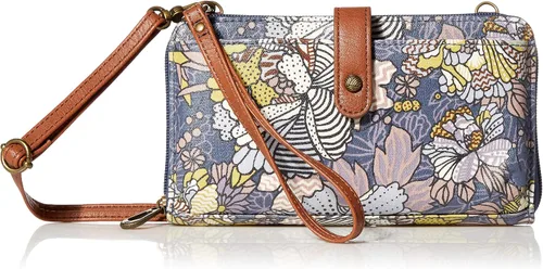 Vista 6 de Sakroots Artist Circle - Cartera/Brazalete grande para teléfono celular Aqua World