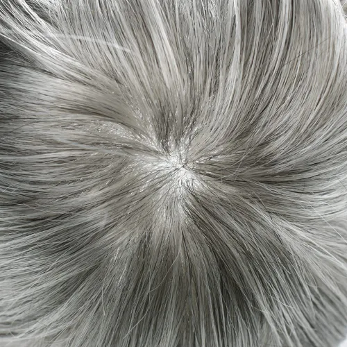 Vista 228 de Toupee para hombre 100% cabello humano real tupé para hombres 0.004 in piel de poliuretano para hombre, sistema de reemplazo de piezas de pelo