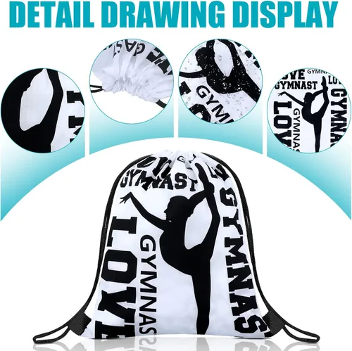 Vista 3 de Sadnyy Juego de 32 pulseras de goma con cordón para gimnasia, con cordón, para gimnasio, compras, deporte, yoga, mujeres y hombres, recuerdos