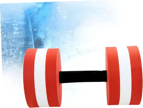 Vista 9 de Happyyami 2 mancuernas flotantes para aeróbic acuático, pesas de natación Eva, para hombres y mujeres, agarre ergonómico para entrenamiento
