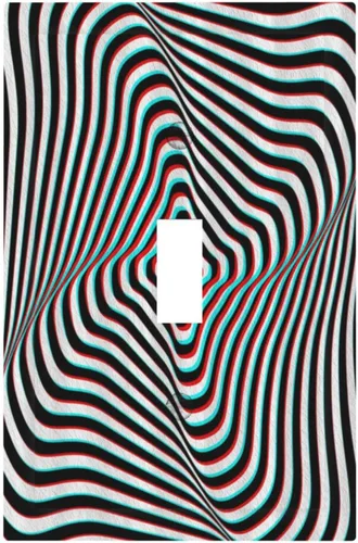 Vista 197 de Cubierta Decorativa de Interruptor de Luz con Ilusión Óptica Visual 3D, Cubierta de Placa de Pared de 1 Gang en Blanco sin Dispositivo, Cubiertas