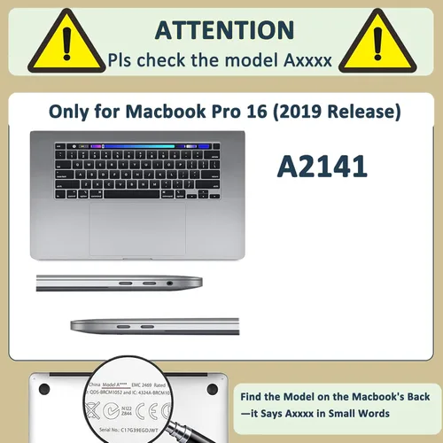 Vista 87 de Carcasa para laptop MacBook Air de 11 pulgadas 2015 2014 2013 2012 2011 2010 versión modelo A1465 A1370, Air 11.6 pulgadas a presión funda rígida