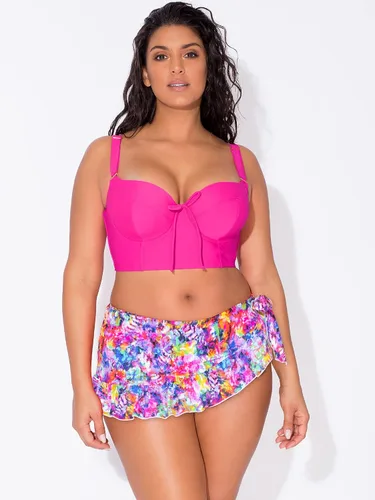 Vista 3 de Smart & Sexy Falda inferior de bikini con volantes para mujer