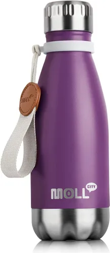 Vista 45 de Botella de Agua de 9 oz para Niños - Botella de Agua Pequeña de Acero Inoxidable para la Escuela con Aislamiento al Vacío de Metal a Prueba de Fugas
