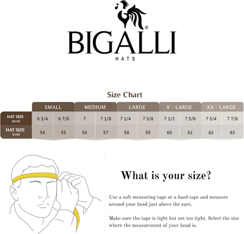 Vista 5 de Bigalli Ascot Toyo - Sombreros ventilados para hombre, para primavera, casual, de golf, para el sol, sombrero de Gatsby Boinas para hombre, Beige