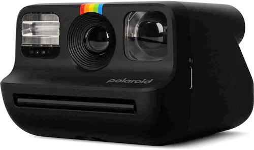 Vista 3 de Polaroid Go Generation 2 - Mini cámara de película instantánea con película de color Polaroid GO, paquete doble y álbum de fotos + tela