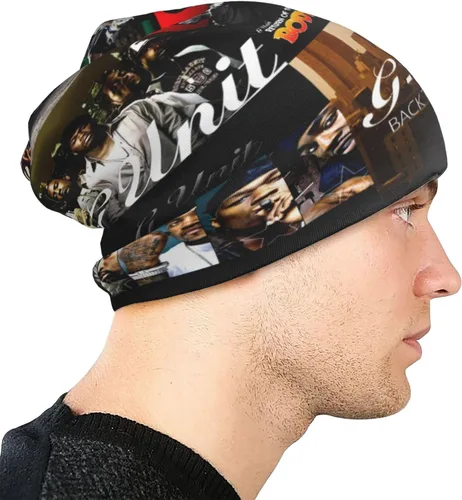 Vista 7 de Reginald C Kidder G Band Unit - Gorro de punto para hombre y mujer, color negro, Negro