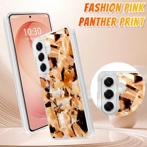 Vista 429 de Bonoma - Funda compatible con Samsung Galaxy S21 Plus, diseño de corazón con purpurina, color rosa Support for MagSafe, Plating Magnetic Case TPU