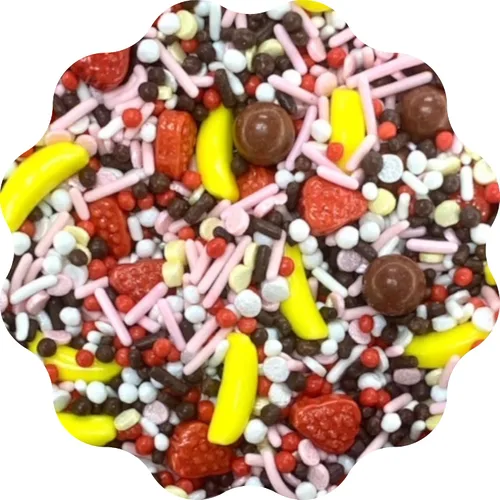Vista 18 de COOL MOM SPRINKLES Gránulos de Bumble Bee (4 onzas) – Gránulos de cumpleaños con temática de verano para decorar pasteles, cupcakes, galletas