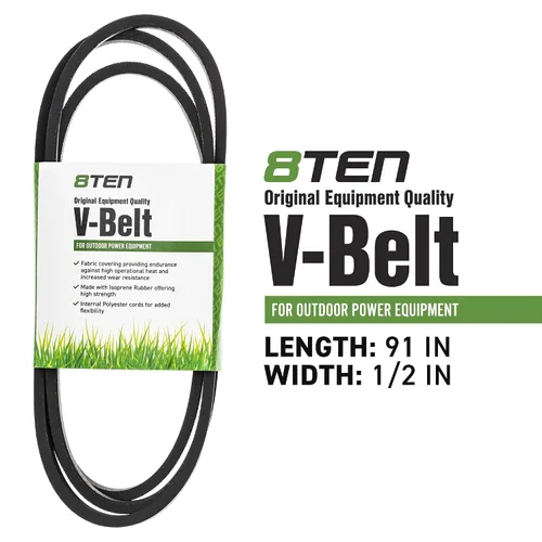 Vista 2 de 8TEN Cinturón de cubierta para Cub Cadet Enforcer 54 Z-Force 50 Pro 54 M50 02000653 OCC-02000653