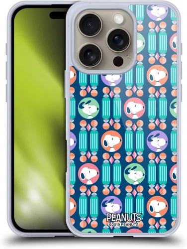 Vista 40 de Head Case Designs Snoopy Deco Dreams - Funda de gel suave con licencia oficial de Peanuts Blue Pattern compatible con Apple iPhone 7 Plus/iPhone 8