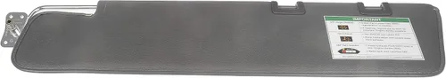 Vista 4 de Dorman 924-8005 - Parasol para el lado del conductor compatible con modelos seleccionados de Freightliner, color gris