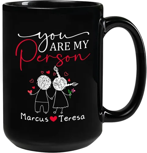 Vista 14 de Taza de cerámica personalizada con nombre de novio, Being My Boyfriend Is Really The Only Gift You Need Cups, tazas personalizadas para novio o él