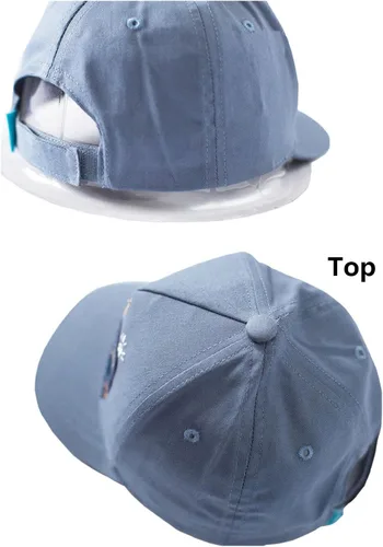 Vista 5 de UQ Gorros de béisbol ajustables de algodón para niños con diseño de estrellas